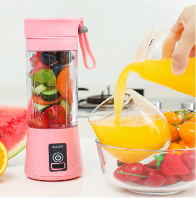 USB Chargeable Juicer Blender 6 Blades – Electric Travel Juicer Blender Machine Rechargeable – Portable Mini Juicer
